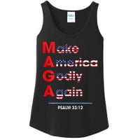 Make America Godly Again (On Back) Ladies Essential Tank