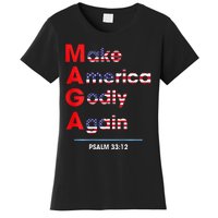 Make America Godly Again (On Back) Women's T-Shirt