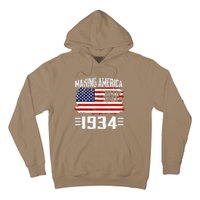 Making America Great Since 1934 Vintage Gifts 89th Birthday Hoodie