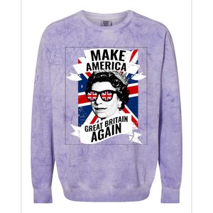 Make America Great Britain Again Gift Colorblast Crewneck Sweatshirt