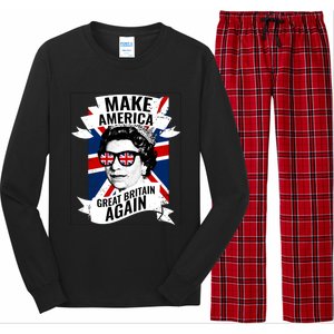 Make America Great Britain Again Gift Long Sleeve Pajama Set