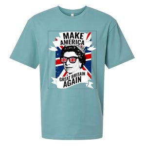 Make America Great Britain Again Gift Sueded Cloud Jersey T-Shirt