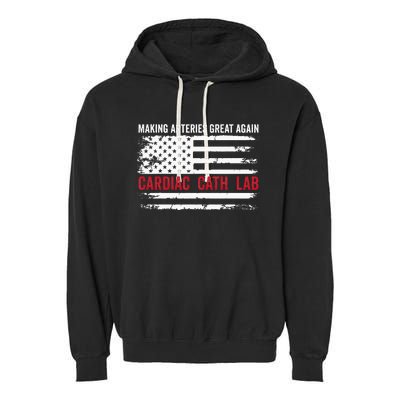 Making Arteries Great Again Garment-Dyed Fleece Hoodie