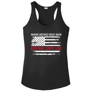 Making Arteries Great Again Ladies PosiCharge Competitor Racerback Tank