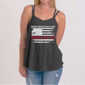 Making Arteries Great Again Women's Strappy Tank