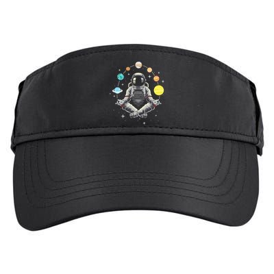 Meditating Astronaut Galaxy Spaceman Astronomer Cosmos Adult Drive Performance Visor