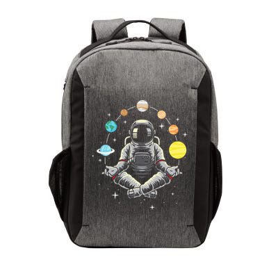 Meditating Astronaut Galaxy Spaceman Astronomer Cosmos Vector Backpack