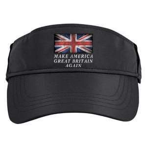 Make America Great Britain Again Funny 4th Of July Adult Drive Performance Visor