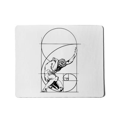men's atlas greek mythology print tank top golden ratio atlas greek mythology print Mousepad