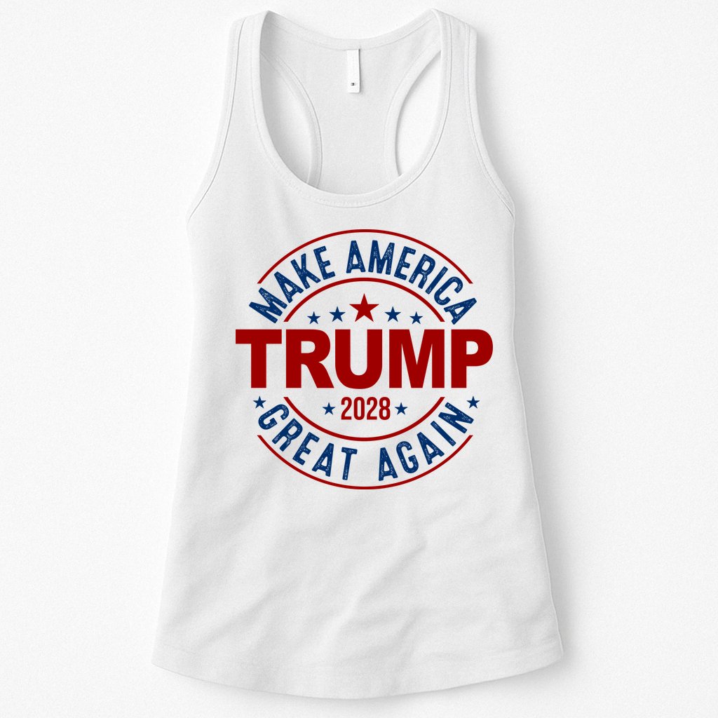 Make America Great Again Trump 2028 Womens Tank Top