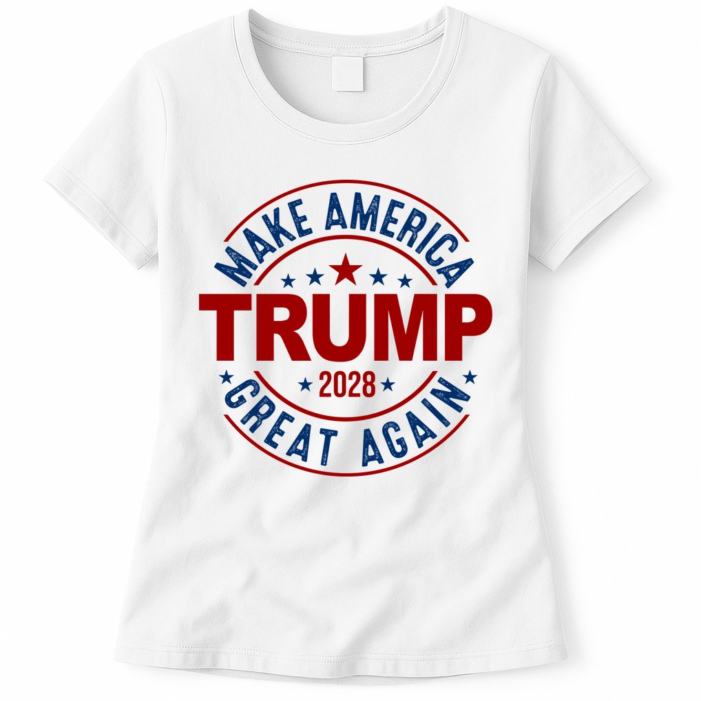 Make America Great Again Trump 2028 Womens T-Shirt