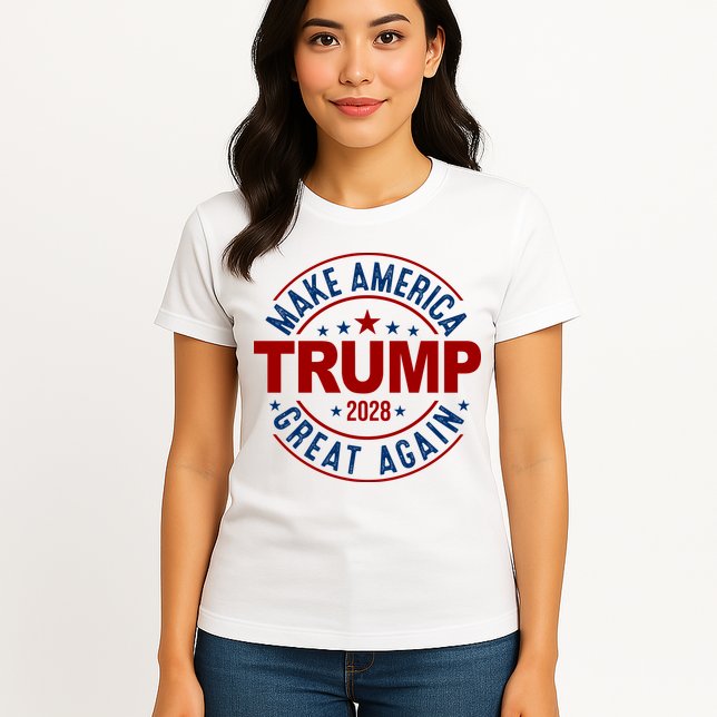 Make America Great Again Trump 2028 Womens T-Shirt