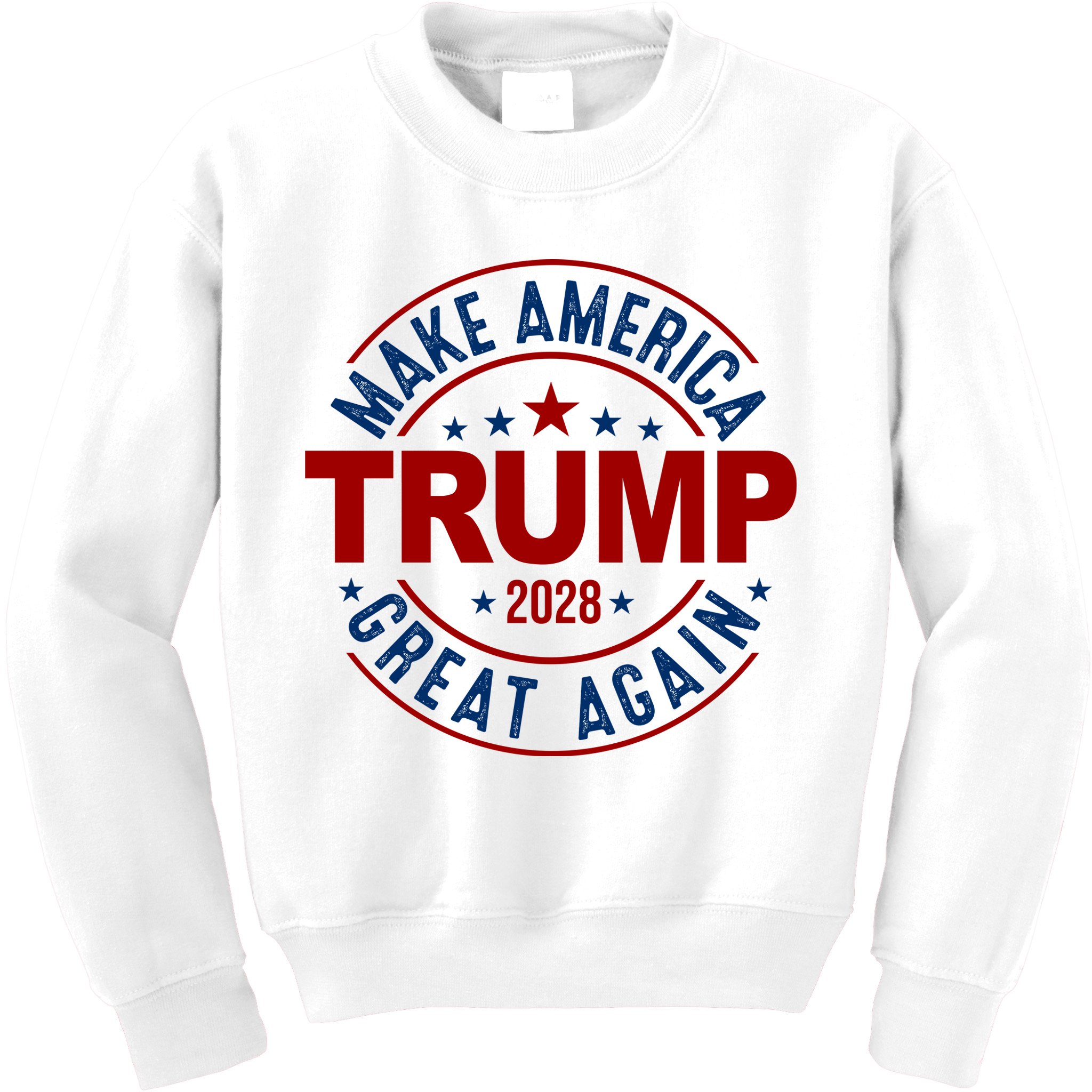 Make America Great Again Trump 2028 Kids Sweatshirt