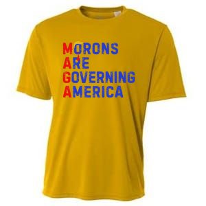 Morons Are Governing America Cooling Performance Crew T-Shirt