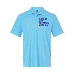 Morons Are Governing America Softstyle Adult Sport Polo