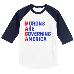 Morons Are Governing America Baseball Sleeve Shirt