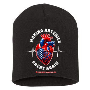 Making Arteries Great Again Cardiac Cath Lab Short Acrylic Beanie