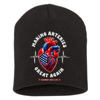 Making Arteries Great Again Cardiac Cath Lab Short Acrylic Beanie