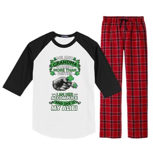 Me And Grandma Are More Than Besties Lucky Grandma And Grandkids Raglan Sleeve Pajama Set