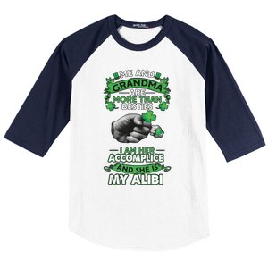 Me And Grandma Are More Than Besties Lucky Grandma And Grandkids Baseball Sleeve Shirt