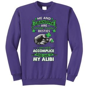 Me And Grandma Are More Than Besties Lucky Grandma And Grandkids Sweatshirt