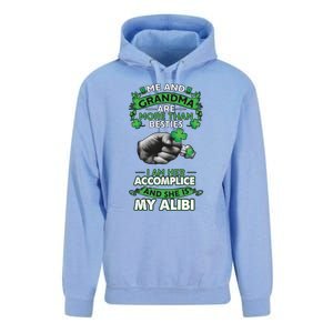 Me And Grandma Are More Than Besties Lucky Grandma And Grandkids Unisex Surf Hoodie