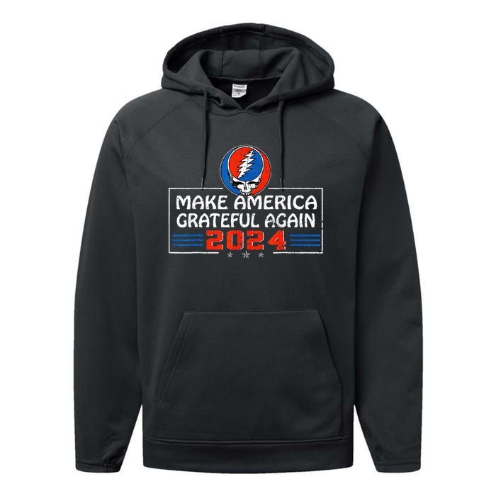 Make America Grateful Again 2024 Performance Fleece Hoodie