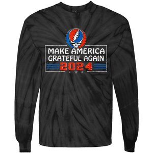 Make America Grateful Again 2024 Tie-Dye Long Sleeve Shirt