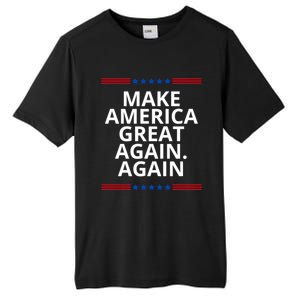 Make America Great Again. Again Tall Fusion ChromaSoft Performance T-Shirt