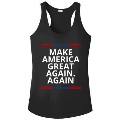 Make America Great Again. Again Ladies PosiCharge Competitor Racerback Tank