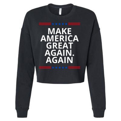 Make America Great Again. Again Cropped Pullover Crew