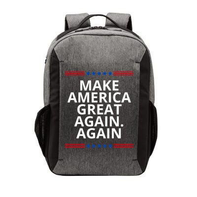 Make America Great Again. Again Vector Backpack