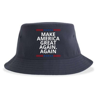 Make America Great Again. Again Sustainable Bucket Hat