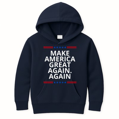 Make America Great Again. Again Kids Hoodie