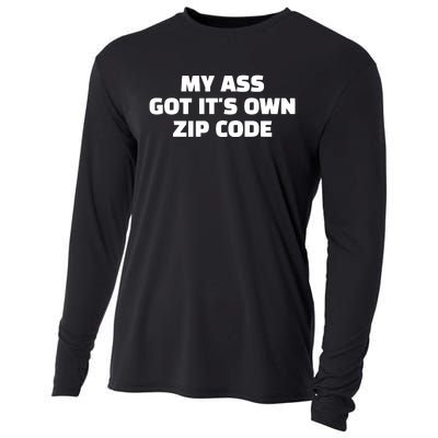 My Ass Got It’S Own Zip Code Cooling Performance Long Sleeve Crew