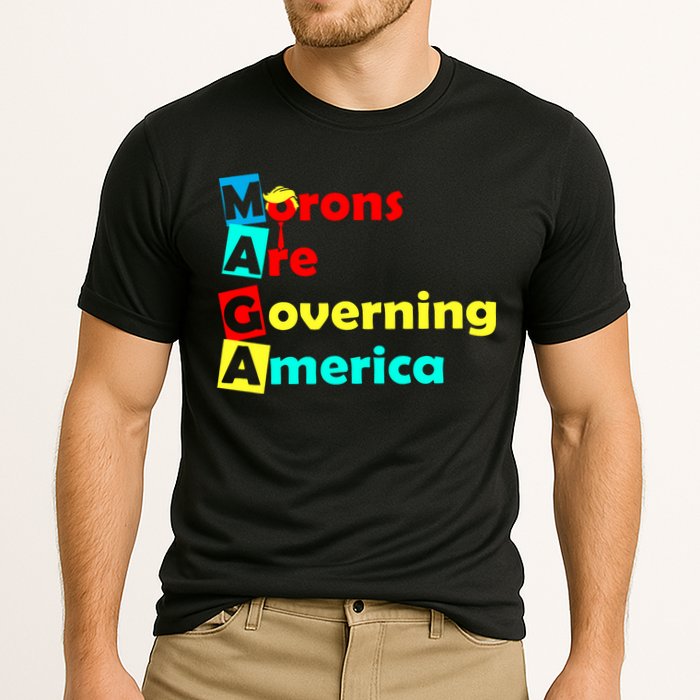 Morons Are Governing America Cooling Performance Crew T-Shirt