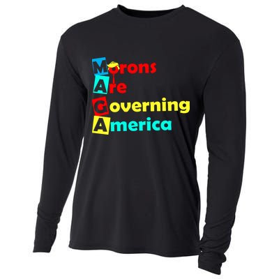 Morons Are Governing America Cooling Performance Long Sleeve Crew