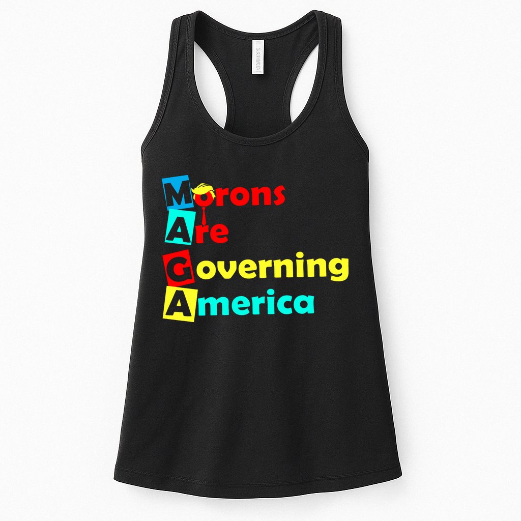 Morons Are Governing America Womens Tank Top