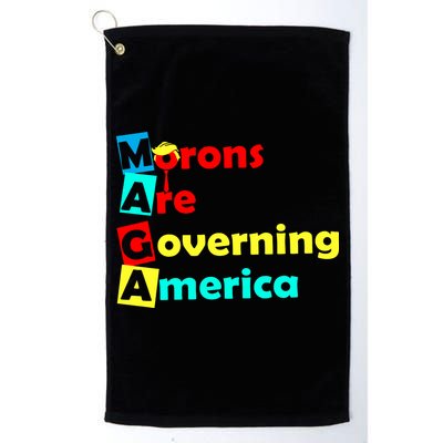 Morons Are Governing America Golf Towel
