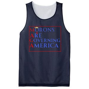 Morons Are Governing America Anti Trump Political Mesh Reversible Basketball Jersey Tank