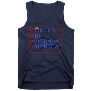 Morons Are Governing America Anti Trump Political Tank Top