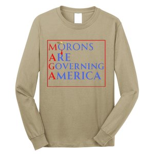 Morons Are Governing America Anti Trump Political Long Sleeve Shirt