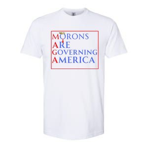 Morons Are Governing America Anti Trump Political Softstyle CVC T-Shirt