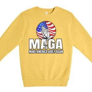 Make America Godly Again Premium Crewneck Sweatshirt