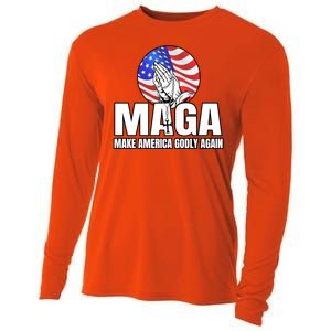 Make America Godly Again Cooling Performance Long Sleeve Crew