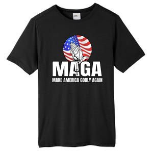 Make America Godly Again Tall Fusion ChromaSoft Performance T-Shirt