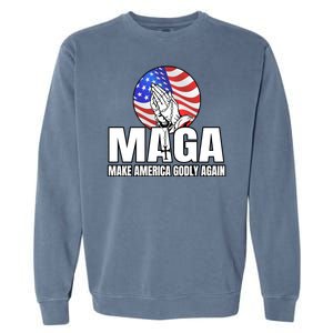 Make America Godly Again Garment-Dyed Sweatshirt