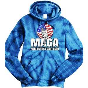 Make America Godly Again Tie Dye Hoodie