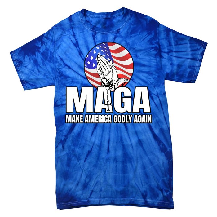 Make America Godly Again Tie-Dye T-Shirt