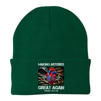 Making Arteries Great Again Cardiac Cath Lab Knit Cap Winter Beanie